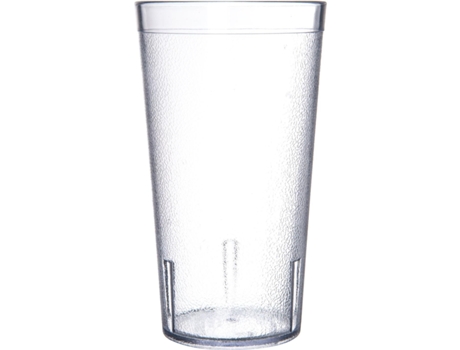 Taza de plástico esmerilado - Transparente