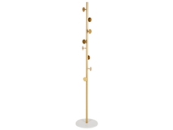 Perchero BELIANI Notus de Metal Dorado 32x32x170