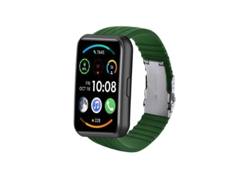 Correa Silicona Líquida para Huawei Watch Fit 2 Verde