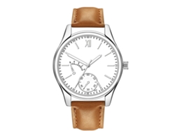 Reloj De Pulsera De Cuarzo Para Hombre, Estilo Clásico Informal, A La Moda, Regalo Decorativo