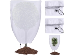 2 Fundas De Protección Para Plantas Invernadero Con Cremallera, Fundas Reutilizables Para Árboles Y Macetas En Jardín De Invierno