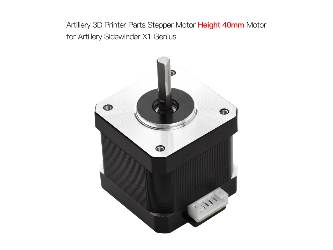 Pieza De Impresora 3d Motor Paso A Paso Nema 17 40mm Para Artillery Sidewinder X1 Y Genius