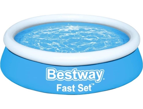 Piscina Hinchable BESTWAY Redonda (Azul - PVC - 183x51)