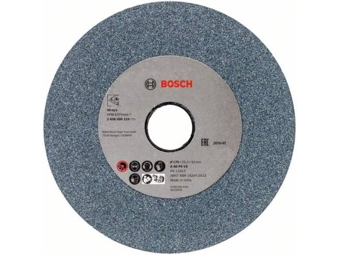 Disco de Desbaste BOSCH para Esmeriladoras Dobles 175 mm - 32 mm - 60