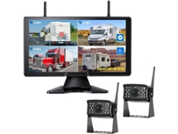 Monitor Digital Inalámbrico De Punto Ciego De 10 Pulgadas, Con Pantalla Táctil Y Cámara.