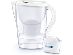 Jarra BRITA Marella Blanca 2 Filtros (Capacidad: 2.4 L - Filtración: 1.4 L)