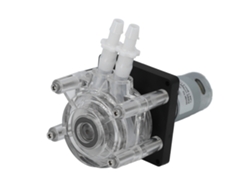 Bomba peristáltica automática Velora 2026 con motor reductor de CC de 24 V, alto caudal de 3000 ml/min para dosificación.