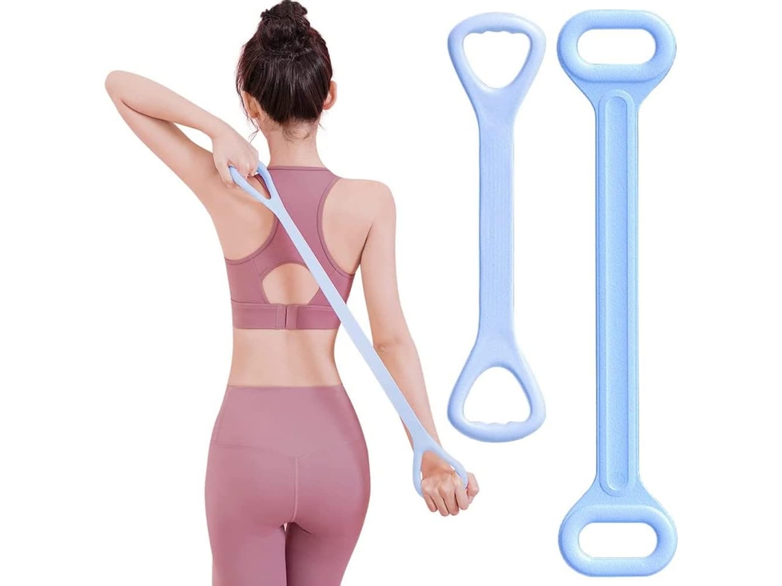 Juego De 2 Bandas Elásticas De Resistencia Para Fitness: Para Entrenamiento De Espalda Y Fortalecimiento Muscular.