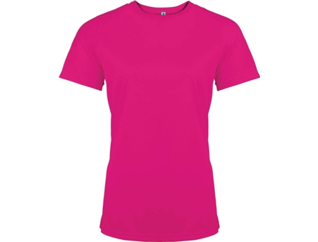 Camiseta de Mujer para Deporte PROACT Multideportes Poliéster Rosa (S)
