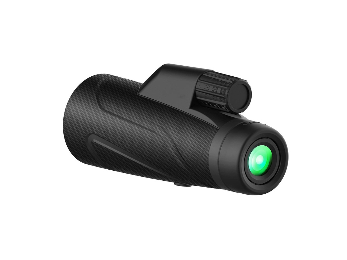Telescopio monocular 12x42 HD LDS Ayia IP68 con prisma Bak4 para observación de aves, caza y turismo, color negro.