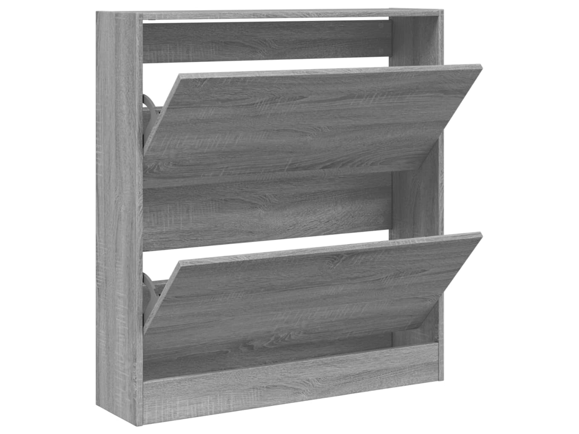 Maison Exclusive - Zapatero De Madera De Ingeniería Gris Sonoma 80x21x87,5 Cm