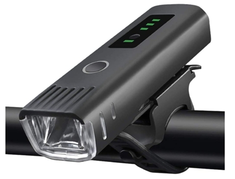 Luces de bicicleta Luz de bicicleta Recargable por USB con accesorios de sensor inteligente ENZONS Luz de bicicleta impermeable Light-Black