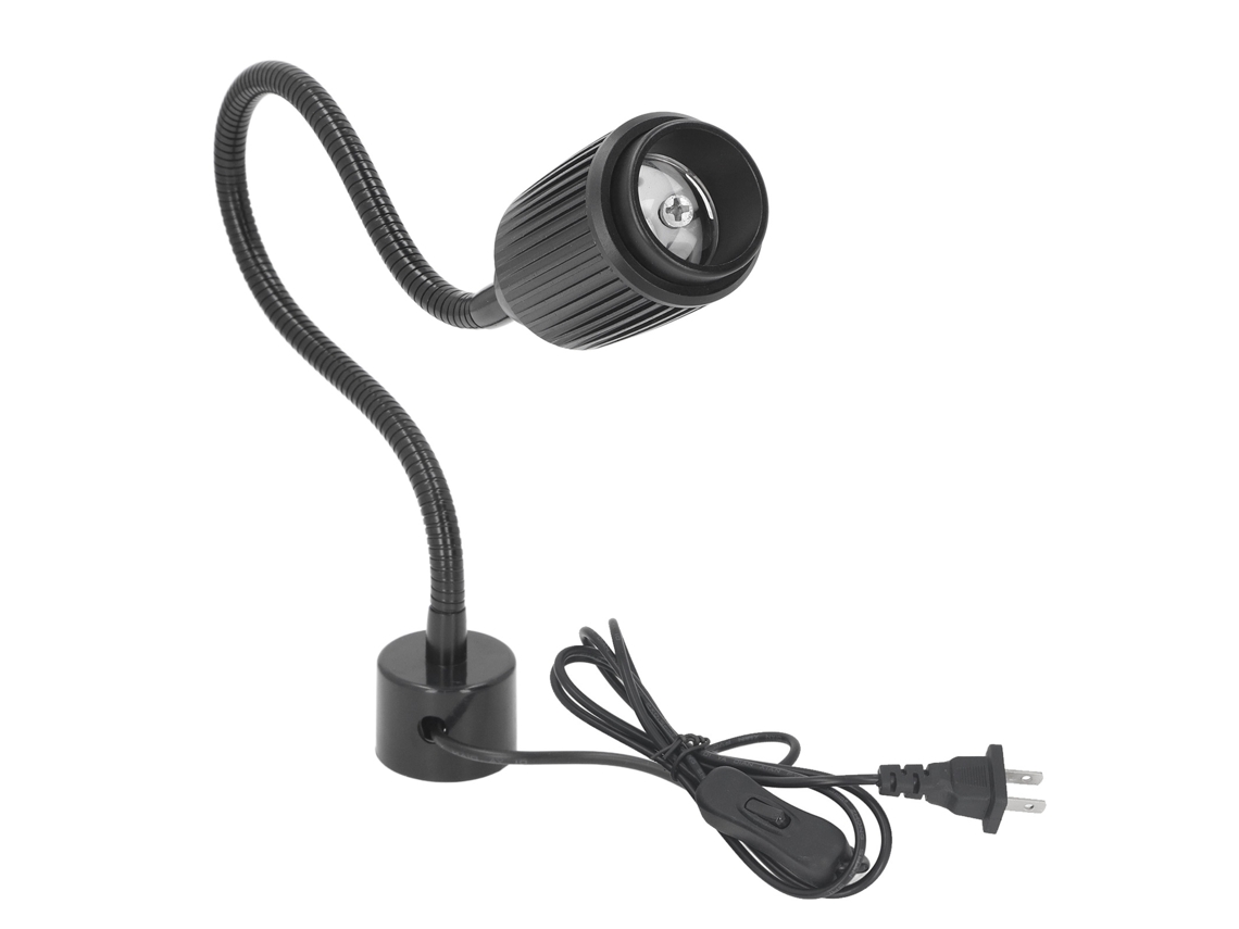 2026-lámpara De Trabajo Led Con Cuello Flexible Y Base Magnética 6500k Luz Blanca Para Taller Mesa De Trabajo Máquina De Coser