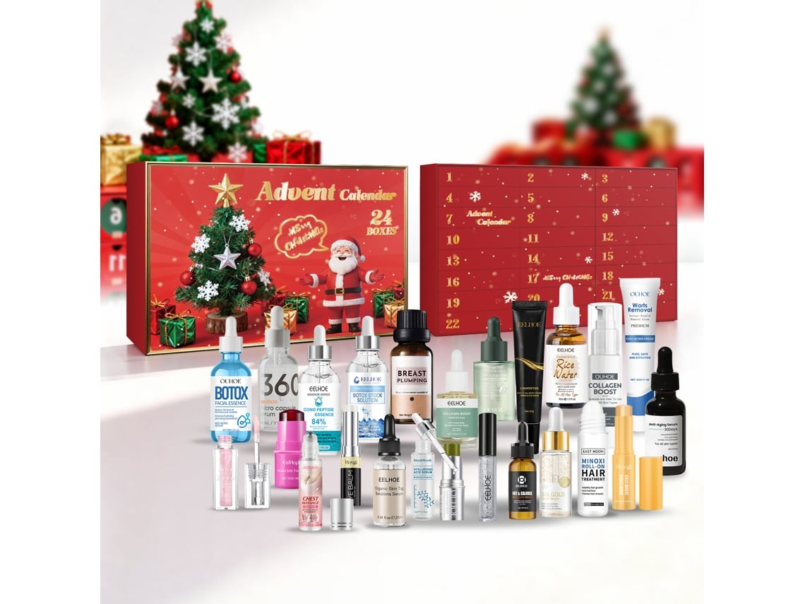 Caja de regalo navideña con temporizador de cuenta regresiva - Worten