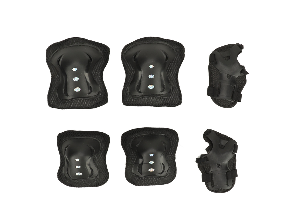 2026-manguitos De Rodilla Y Codo Para Niños Espuma Suave Respirable Equipo De Protección Para Patinaje Roller Skateboard Bicicleta Negro