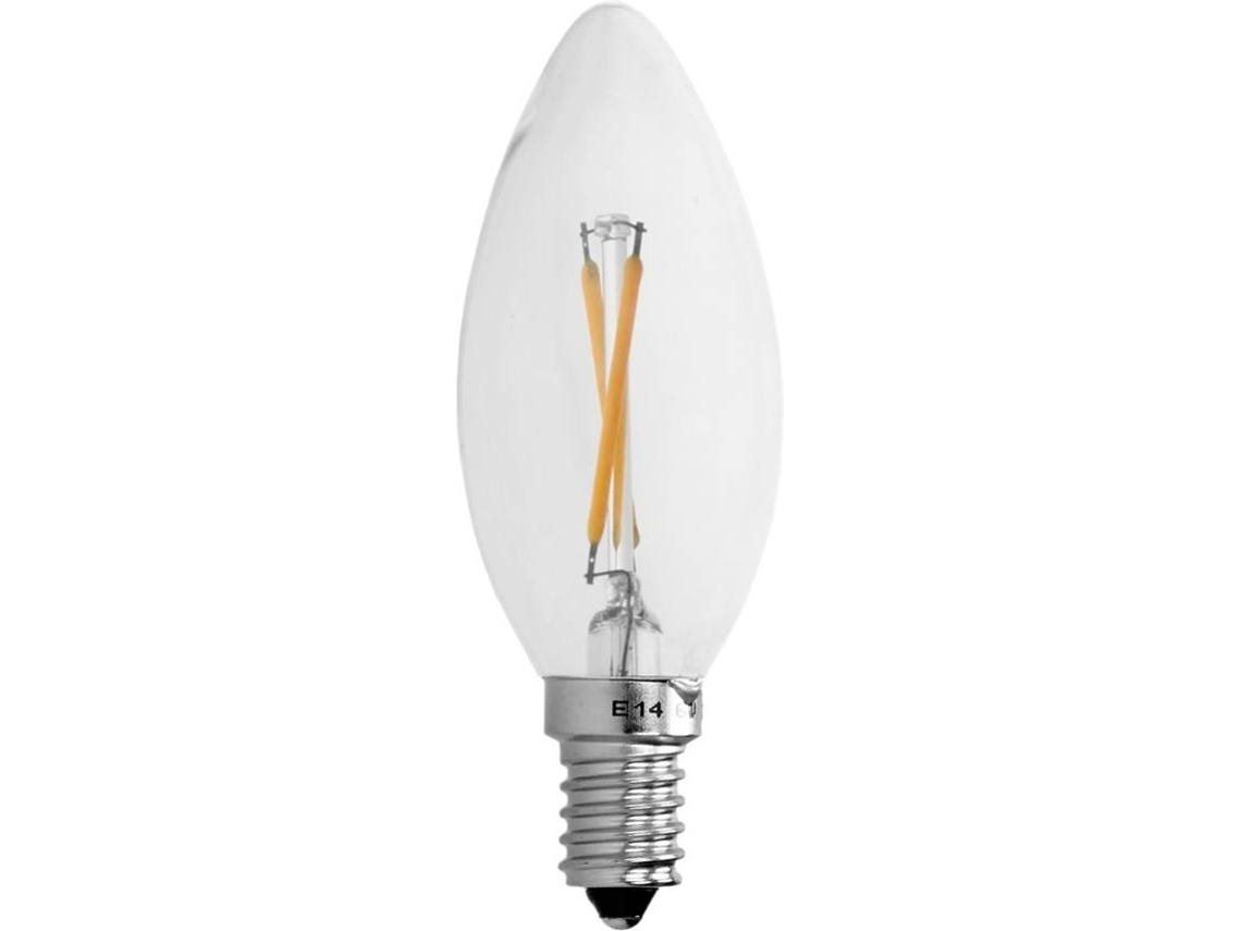 Bombilla LED ECD (2 W - Casquillo: E14 - Luz Blanco Cálido - 204 lm)