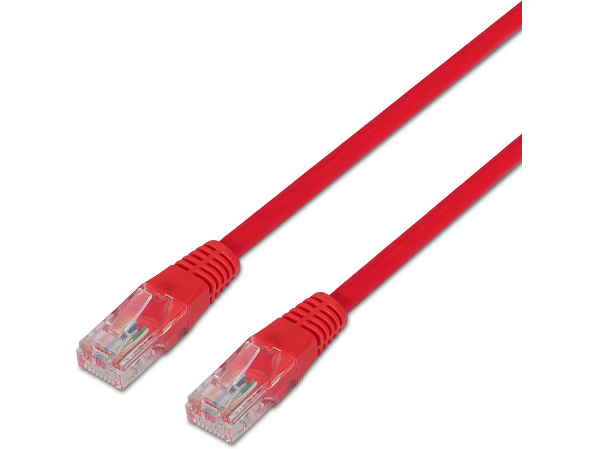 Cable de Red AISENS (RJ45 - 50 cm - Rojo)