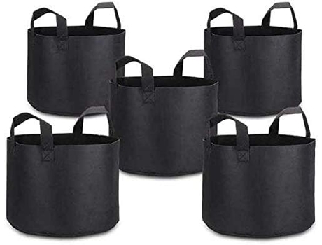 Conjunto de Macetas SUNMOSTAR para Plantas de Jardín con 5 Bolsas