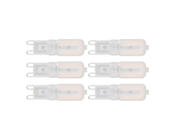 2026-bombilla G9 Led Regulable 5w 22 Led Luz Cálida Ahorro Energía Protección Ojos 6pcs 220v Para Lámparas Techo Y Mesa