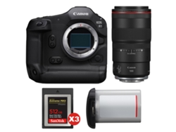 Canon Eos R1 + Rf 100mm F/2.8 L Macro Is Usm + 3 Sandisk 512gb Extreme Pro Cfexpress Type B + Canon Lp-e19 + Ebook Pricedirect
