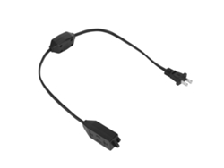 Cable De Alimentación Nema 1 15p A Nema 1 15r Con 3 Tomas Y Interruptor, 0,64 M De Pvc
