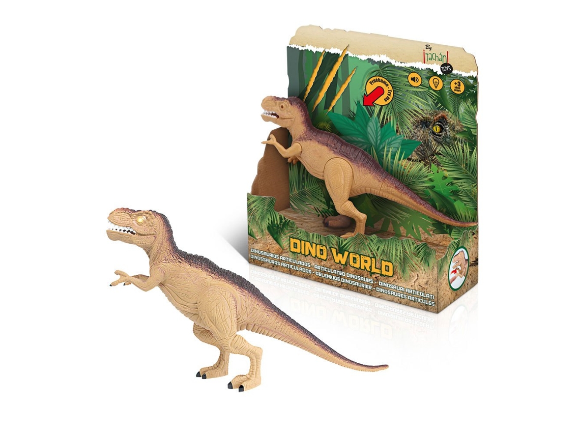 Figura de Jugar TACHAN Figura de luzes e som t rex