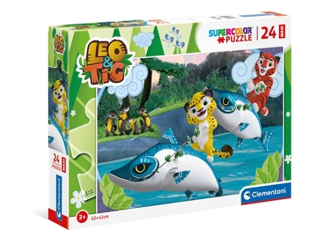 Puzzle CLEMENTONI Supercolor 24223 rompecabezas 24 pieza(s) Animales