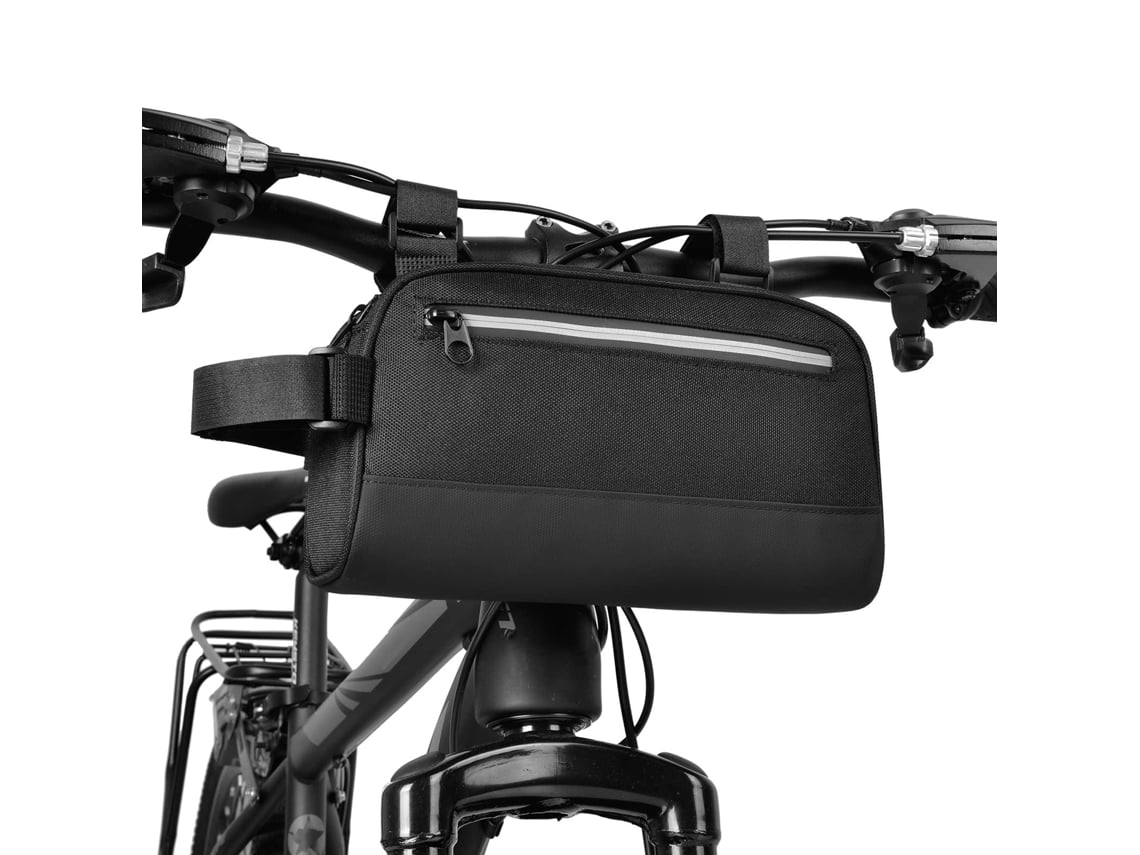 Bolsa para manillar de bicicleta de gran capacidad, impermeable, para manillar delantero de bicicleta, bolsas para cuadro USHION