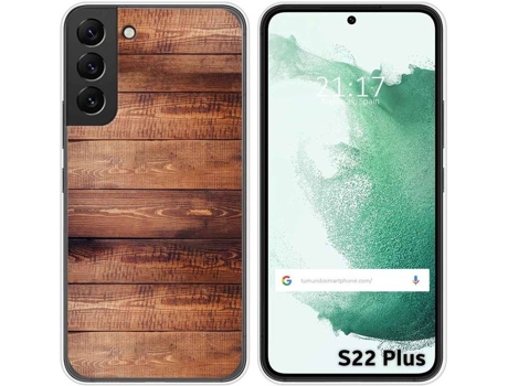 Carcasa Samsung Galaxy S22 Plus 5G TUMUNDOSMARTPHONE Dibujos Madera 02 Multicolor