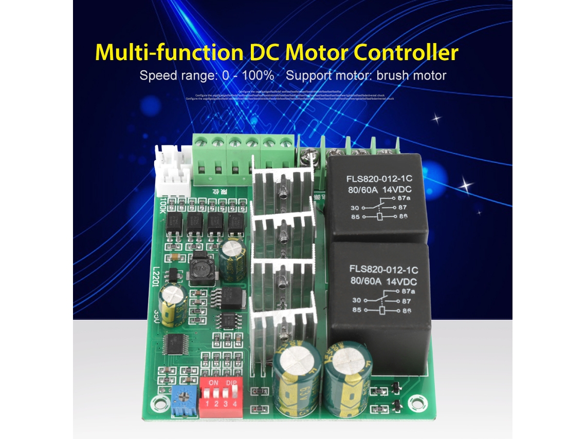 Controlador De Velocidad Para Motor Dc De Escobillas 12v 24v 36v 48v 40a Regulador De Rotación Cw/ccw