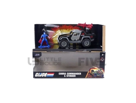 Coche En Miniatura Coleccionable Jada Toys 1/32 Cobra Gi Joe Stinger Bw-Xq4 Negro / Gris 33085Bk