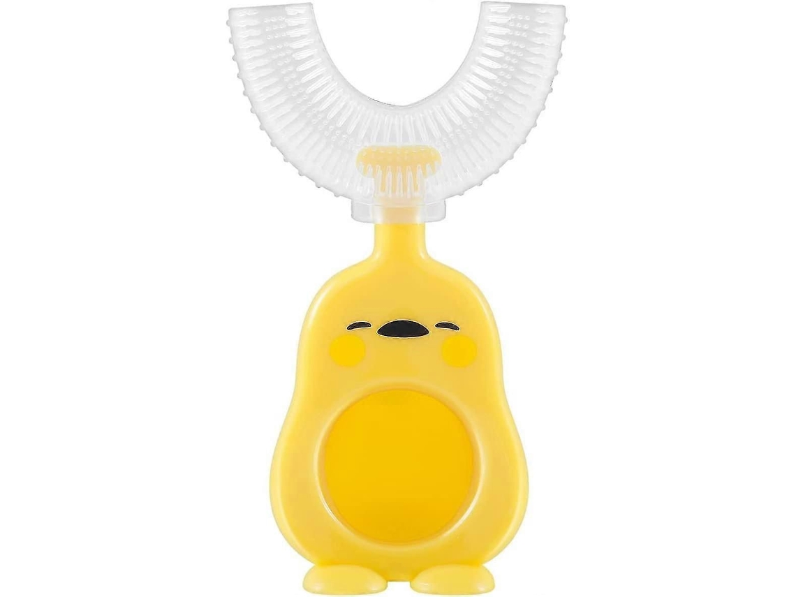 Cepillos de dientes infantiles en forma de U para niños de 2 a 6 y de 12 años. Cepillo de dientes infantil de 360°, marca GOKOCO.