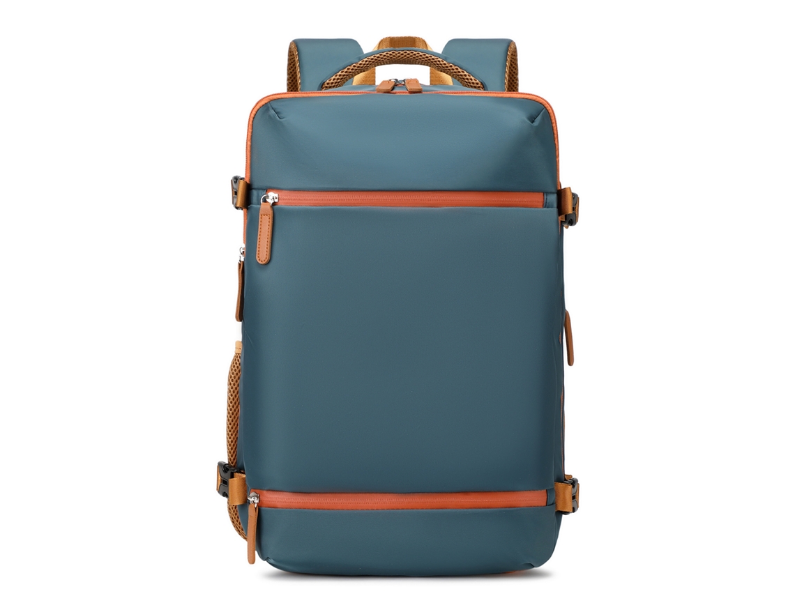 Mochila unisex de viaje para avión, 48x32x21cm, azul, Hexinyigjly