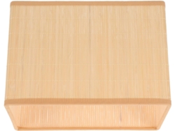 Lámpara Colgante Rústica De Bambú De 23x13 Cm Para Sala De Estar.