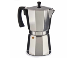 Cafetera de aluminio, 12 tazas, con asa