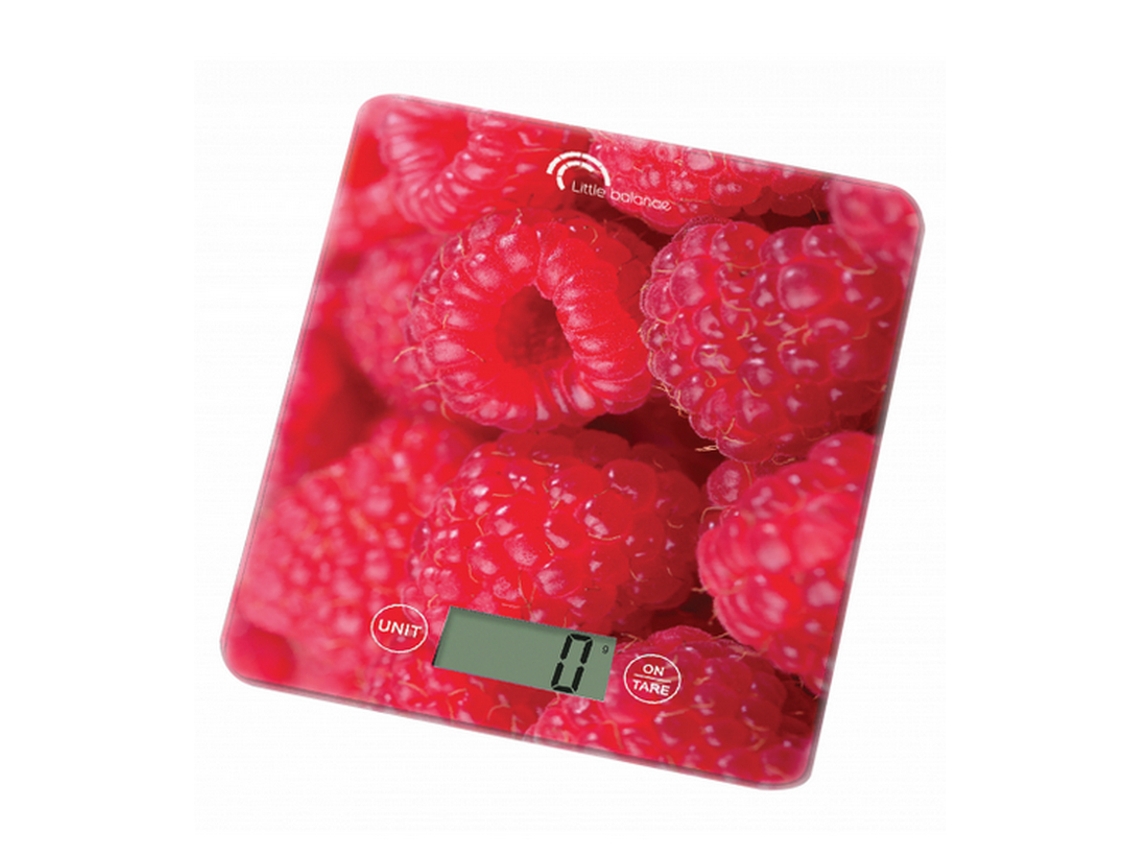 Báscula Electronica de Cocina 5Kg-1G Roja - 8102 LITTLE BALANCE