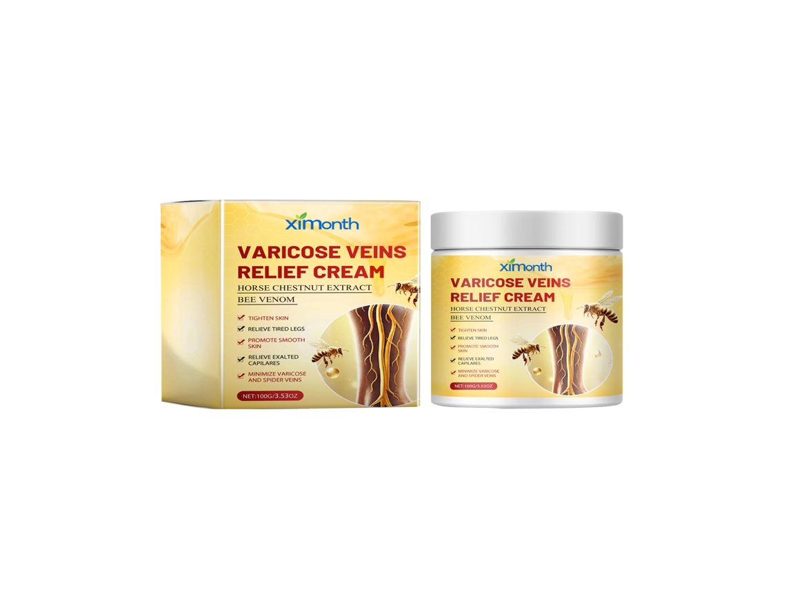 Crema con extractos vegetales para aliviar las piernas cansadas y mejorar la circulación venosa.