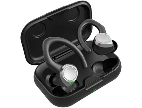 Earbuds Sem Fio Dágua Graves BISBISOUS Bluetooth Negro
