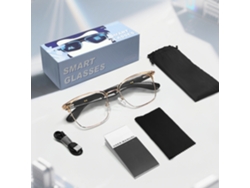 Gafas inteligentes Chrui GT33: inteligencia artificial para escuchar música y hacer llamadas (Golden Tea)