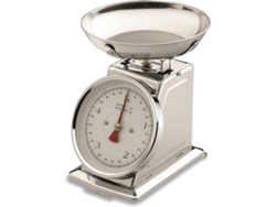 Báscula de Cocina LACOR Mecánica Acero Inox 5kg (Acero Inox - 22,5x20x23 cm - 1 Und)