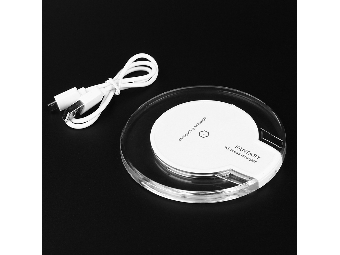 Cargador Inalámbrico (diseño De Ovni De Cristal Para Carga Inalámbrica)