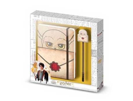 Bolígrafos KARACTERMANIA Kit de papelaria harry potter hedwig