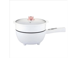 Sartén eléctrica de 4 litros para uso doméstico, con doble capa antiadherente, apta para cocinar al vapor, hervir y saltear. PAPRIKA