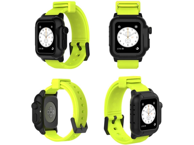 Carcasa WISETONY Apple Watch Series 2 y 3, 42 mm Verde