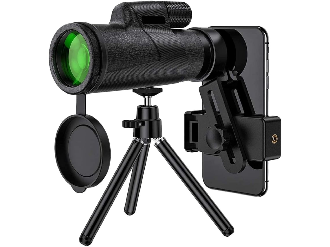 Prismáticos ENKERS 10X50 Marine con brújula telescópica Fmc Prism Bak4 Lente Campo de visión Luz baja Adecuado para navegar,-Verde