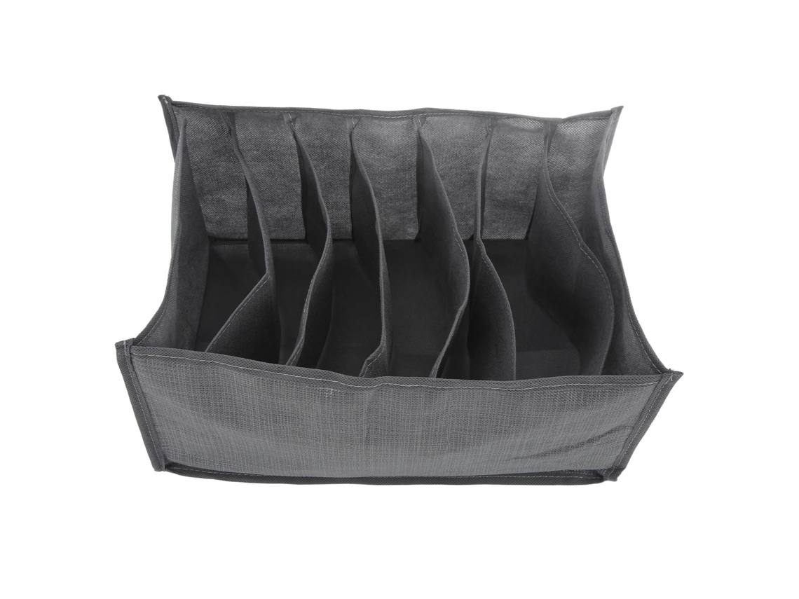 JEIIBRZUI Organizador Roupas Divisórias Capacidade ZEAICOS Cinzento (35x17x2cm)