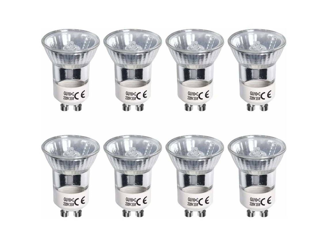 Bombilla halógena GU10 de 8 piezas, 220 V, 35 W, Kofihety