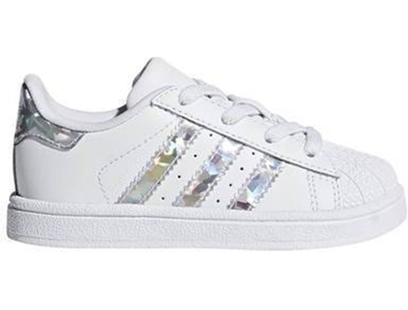 Zapatillas Deportivas ADIDAS Superstar El I Para Bebés (Blanco -Cuero Natural -22)