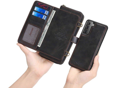Funda Samsung Galaxy S21 5G HFS-HOUSE Cierre Magnético (Negro)