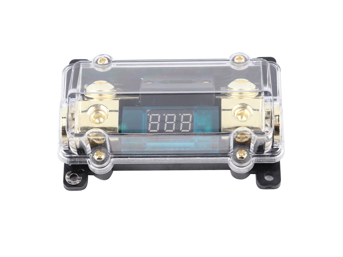 Portafusibles Digital Para Audio Automotriz, 24 V 100 A Con Pantalla Lcd